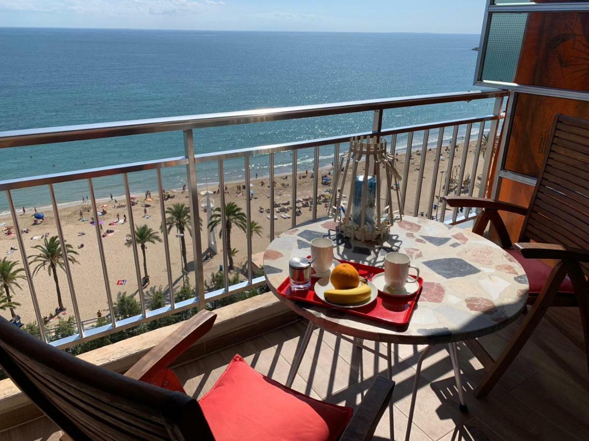 Apartamento Con Vistas Al Mar Primera Linea De Playa Del Postiguet Leilighet Alicante Eksteriør bilde